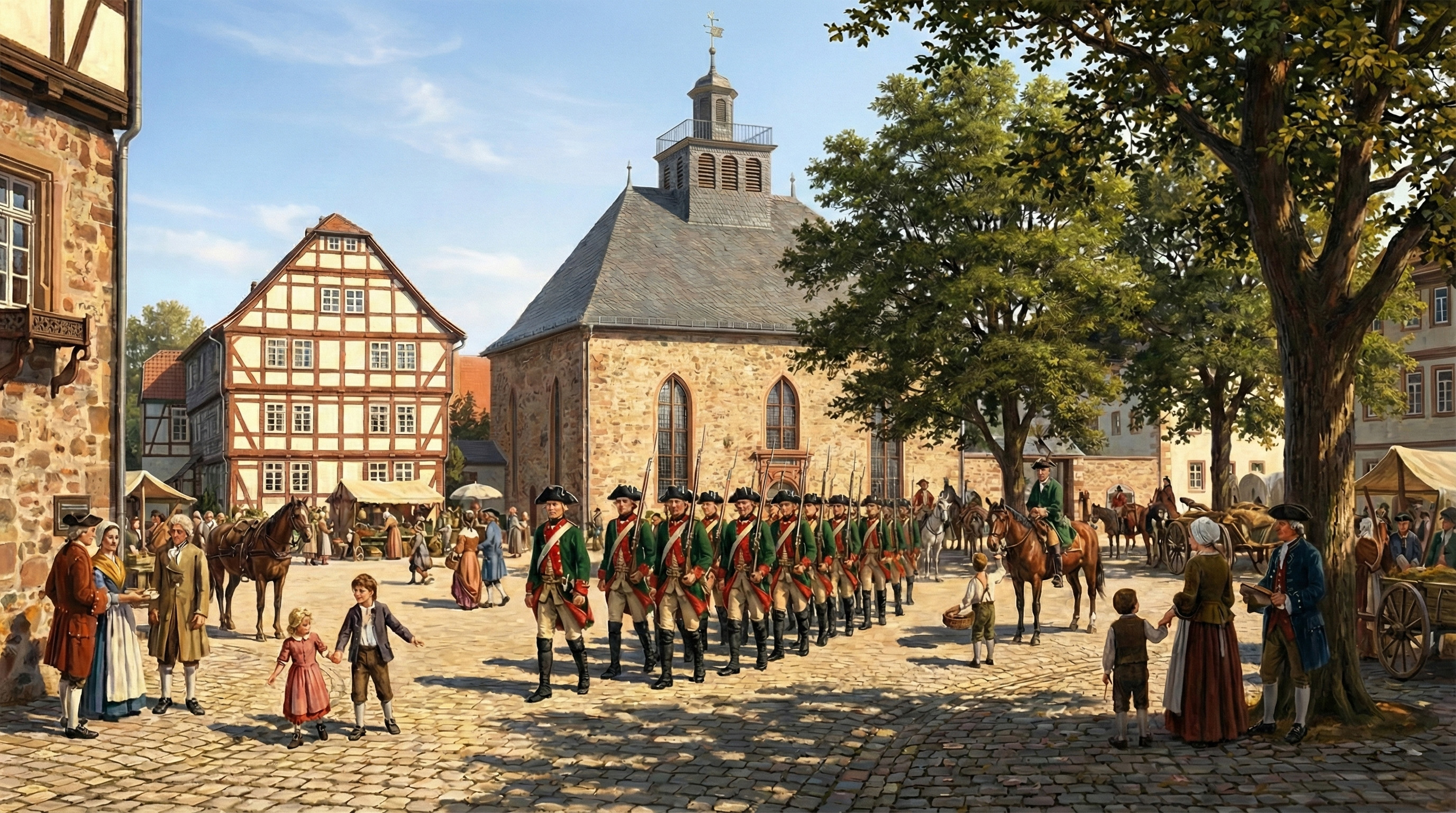 Der Paradeplatz in Ziegenhain